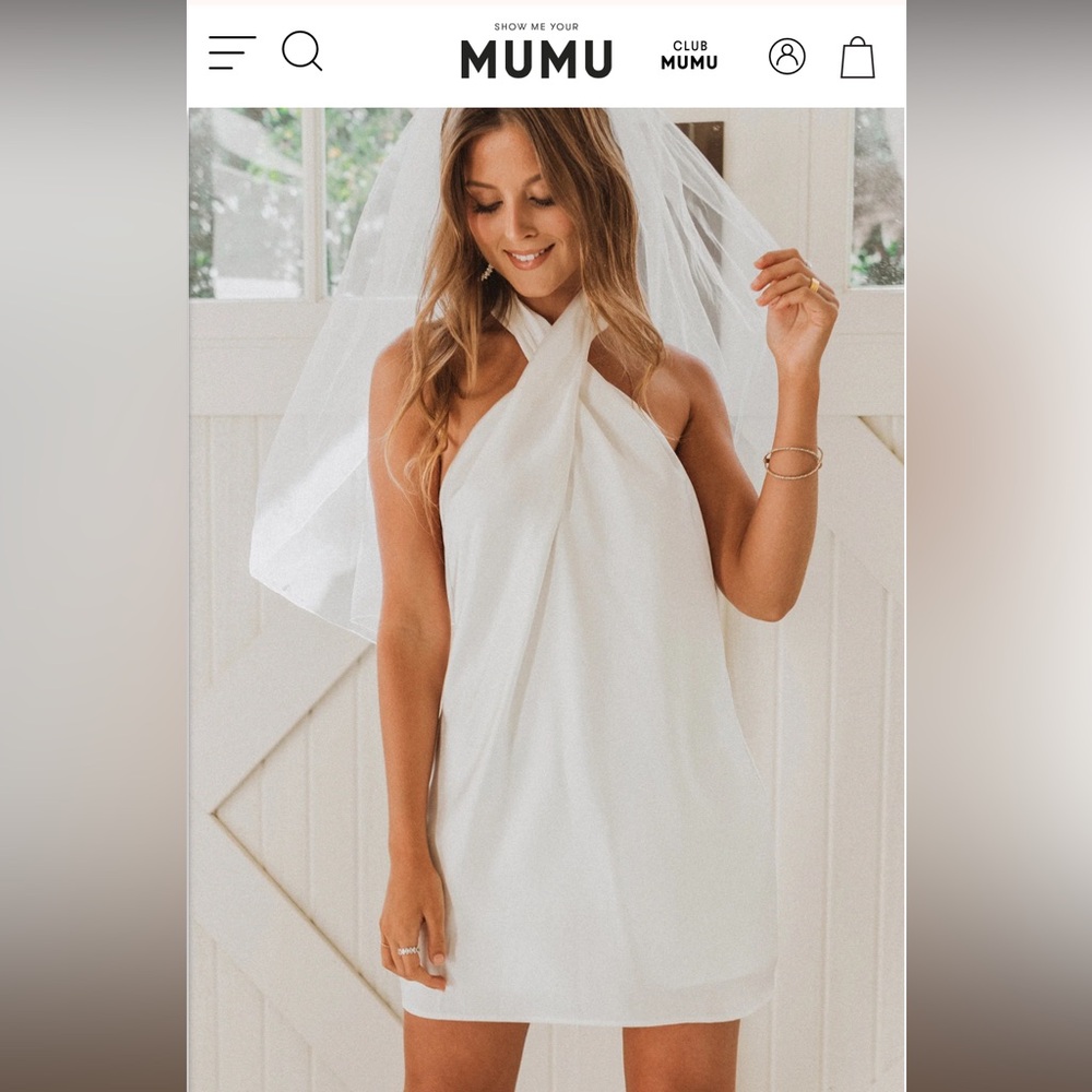 Jasmine Halter Mini Dress
